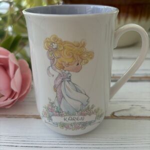 1989 Precious Moments "Karen" mug